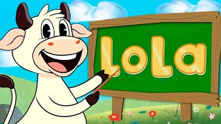 LA VACA LOLA  Spanish Kids Songs  Clap clap kids [upl. by Ynabe]