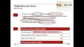 IFRS 16 Leases what you need to know  PwC webcast January 2016 [upl. by Enirahtak]