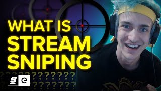 What is Stream Sniping The Craze Terrorizing Twitchs Biggest Stars [upl. by Suhpoelc]