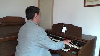 Horch Ich Höre Fern Von Hier  Organist Bujor Lucian spielt auf einem Hammond Aurora Century Orgel [upl. by Balac]