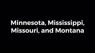 50 states that rhyme 1 hour [upl. by Enelyam]