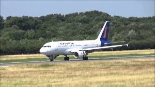 Landing Syphax Airlines  Hamburg Airport [upl. by Deering]