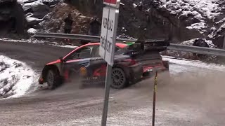 Rallye Monte Carlo 2024 Test Thierry Neuville WRC Hyundai i20 Rally1 FLAT OUT 😨 [upl. by Issej]