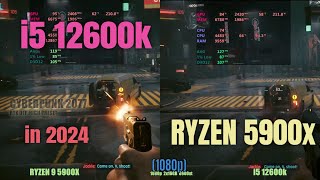 I5 12600k vs Ryzen 5900x in 2024 [upl. by Nnylassej]