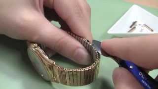 Watch Band Adjusting  How to Remove UClip Expansion Links [upl. by Seugram]