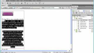 36 Curso de Dreamweaver CS4  Alinear el texto [upl. by Sugna466]