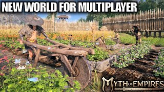 New Game World for Multiplayer  Myth of Empires Gameplay  Part 1 [upl. by Dloreg]