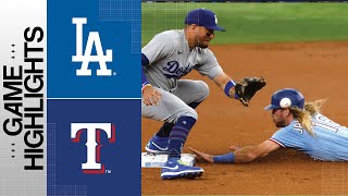 Dodgers vs Rangers Game Highlights 72323  MLB Highlights [upl. by Damita886]