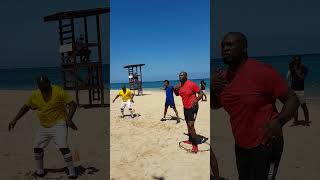 Shortest Hula Hoop Contest For Men Ever Jamaican Sports Day Style injamaica tourism sports fun [upl. by Nnaitsirk]