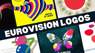 Eurovision Song Contest All Logos 19562024 [upl. by Sutit]