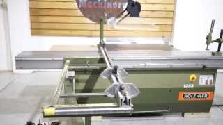 HOLZ HER 1252 SLIDING TABLE PANEL SAW [upl. by Jackelyn73]