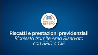 Come richiedere il riscatto o la prestazione previdenziale [upl. by Lyudmila895]