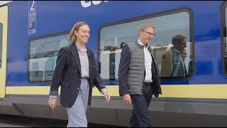 Alstoms Coradia Max regional train for LNVG at InnoTrans 2024 [upl. by Balliol520]