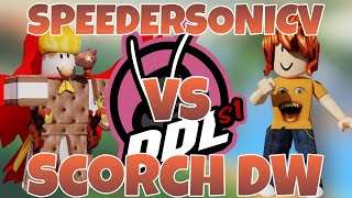 SPEEDERSONICV VS SCORCH ft scorchse  Doodle World PVP [upl. by Timmi679]