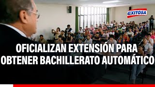 🔴🔵Oficializan extensión para obtener bachillerato automático hasta 31 de marzo del 2024 [upl. by Annaliese]