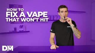 How To Fix A Disposable Vape That Wont Hit  Distromike [upl. by Rufus777]