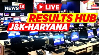 LIVE Haryana Election Result LIVE Updates  Jammu Kashmir Election Result LIVE Update  N18L [upl. by Ybloc]