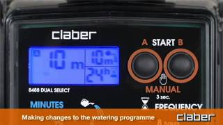 Claber Dual Select Water Timer Guide [upl. by Edmea721]