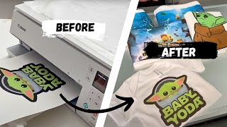 DIY Custom TShirts Using The Best Heat Transfer Paper [upl. by Reisman]