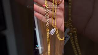 32 grams Mangalya chain designs goldfashion fashion goldaccessories weddingattire [upl. by Atneuqal]