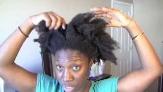 Super Easy Detangling Routine for 4c Hair [upl. by Ahseyt]