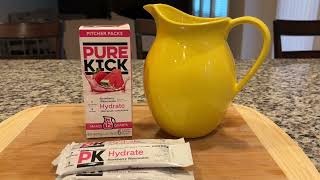 Pure Kick Hydration Pitcher Pack  Product Review [upl. by Ayanaj996]