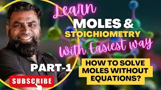 How to solve Moles Without Equation Part1 Moles and Stoichiometry Chemistrywithkamranshakir [upl. by Nylirac]