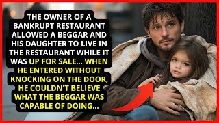 The owner of a bankrupt restaurant allowed a beggar and his daughter to live in the restaurant [upl. by Atalie]