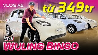 Chi tiết Wuling Bingo chỉ từ 349 triệu  Nhiều cái trội nhưng chưa thể sạc vội vì 1 điều  Vlog Xe [upl. by Nileek860]