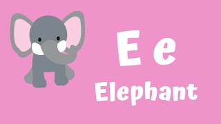 LETS LEARN The Letter E  Elephant Egg Eyes amp Earth Preschool Learning is so much fun [upl. by Nazler]