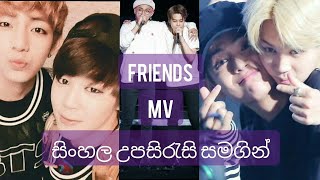 BTS Friends with Sinhala Lyrics FMV Jimin amp V [upl. by Alfonse]