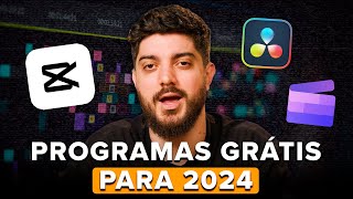 MELHORES EDITORES APPs DE VÍDEO GRÁTIS 2024 [upl. by Solrak]