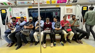 Riding on the Mumbai Metro [upl. by Halsy834]