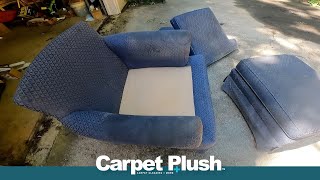 Deep Cleaning Furniture Satisfying ASMR Dirty Upholstered Fabric [upl. by Aleksandr]