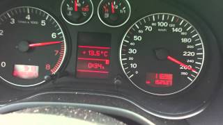 Audi A3 20 TFSi Quattro Revo Stage 3 almost top speed [upl. by Anawal]