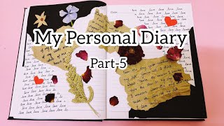 My Personal Diary 2022 Part5  Bullet Journal  Diary Decoration  Diary Writing [upl. by Cathe]