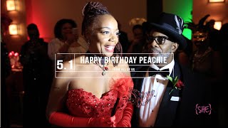 Peachies quotMardi Grasquot Birthday Bash  51 [upl. by Akselav]