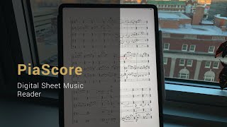 PiaScore Digital Sheet Music APP Overview 2024 [upl. by Atined350]