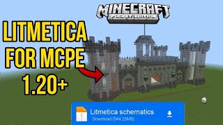 How to use Litmetica in Minecraft pocket edition 120  100 working [upl. by Anilah]