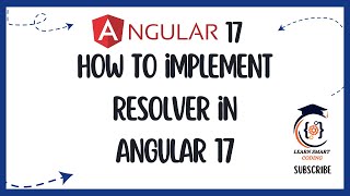 How to implement Resolver in Angular 17  Angular Resolver  Route Resolver  Angular 17 [upl. by Zakaria883]