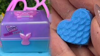 Real Littles Micro Craft DIY Fizz Bomb Mermaid 🧜‍♀️💜 asmrsounds cuteasmr [upl. by Sissie]