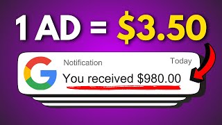 Get Paid 980 🤑 Watching Google Ads  Make Money Online [upl. by Juetta435]