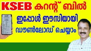 kseb bill download malayalam  how to download kseb bill online  kseb online bill payment receipt [upl. by Harald]