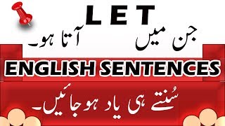 Let Us Use English Sentences in Urdu With Hindi Translation [upl. by Irme]