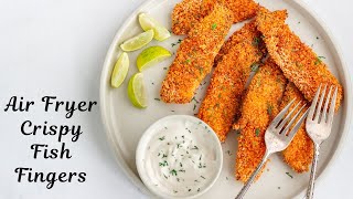 Air Fryer Fish Fingers  How to Make Crispy Fish Fingers in Air Fryer  Flavor Quotient [upl. by Rosane199]