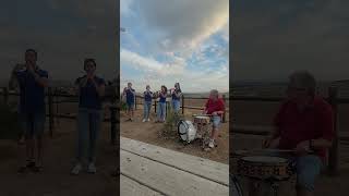 Pasodoble Nerva Adobe dulzaineros de Macotera en Palomares de Alba 🎶🥁 [upl. by Llenehc]