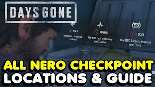 Days Gone  All NERO Checkpoint Locations amp Guide [upl. by Elagibba976]