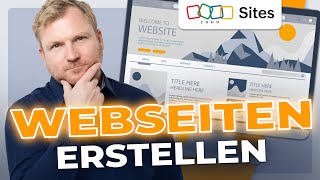 Eigene Webseite erstellen mit Zoho Sites Schnellstart [upl. by Craven]