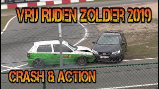 Crash amp Action Vrij Rijden Zolder 2332019 [upl. by Jacobba]