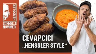 Schnelles Cevapcici quotHenssler Stylequot Rezept von Steffen Henssler [upl. by Mclain]